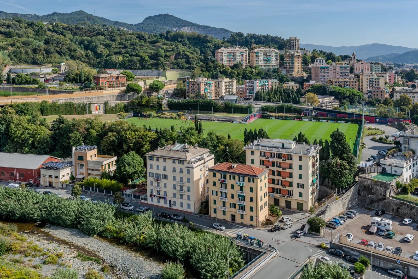 Via Piandilucco 7, Genova — vista sulle colline e su Pegli dal terrazzo